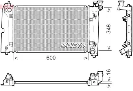 CH£ODNICA SILNIKA TOYOTA DENSO DRM50111