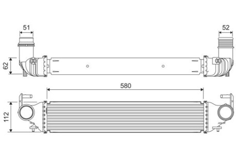 Intercooler FIAT Valeo 818312 (фото 1)