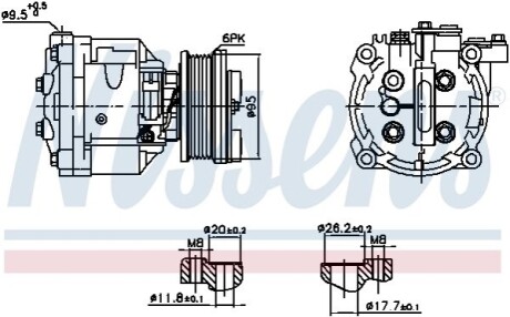 Автозапчасть NISSENS 891078