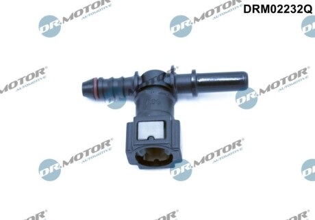 Штуцер Т-подiбний 2x8mm DR MOTOR DRM02232Q