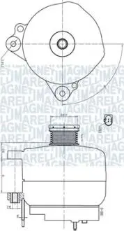 ALTERNATOR AUDI,SEAT,SKODA MAGNETI MARELLI 063732190010
