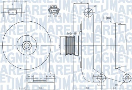 Автозапчасть MAGNETI MARELLI 063731931010