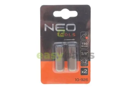 Біта 3/8" Torx T50 30 мм (к-кт 2 шт) NEO TOOLS 10926