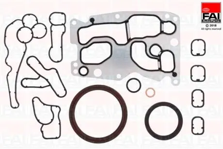 BMW К-кт прокладок блоку-картера двигуна 1 (E81) 116 d 08-, 3 (E90) 316 d 09- FAI CS1756