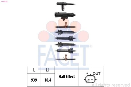 CZUJNIK ABS FACET 210234