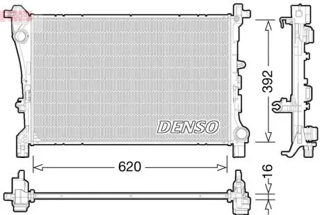 Теплообмінник DENSO DRM09166