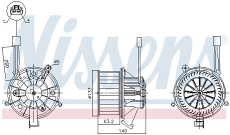 Автозапчасть NISSENS 87612