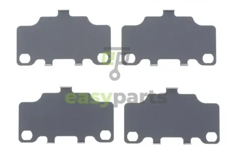 Комплект протискрипних пластин (задніх) Lexus GS/IS 05-13 FRENKIT 940134