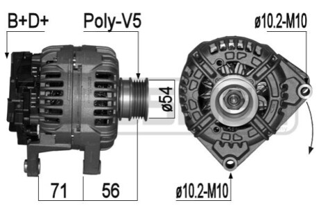 Alternator ERA 209096A