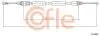 Трос ручного гальма (задній) (R) Renault Trafic/Opel Vivaro 01- (1598/1465mm) COFLE 92116808 (фото 1)