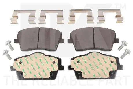 Гальмівні дискові колодки, комплект NK 224835