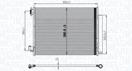 Конденсер кондиціонера MAGNETI MARELLI BC823