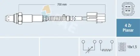 Lambda Sensor FAE 77689