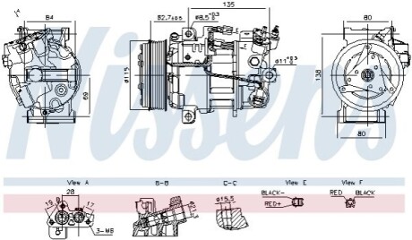 Автозапчасть NISSENS 891042