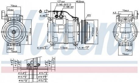 Автозапчасть NISSENS 89699