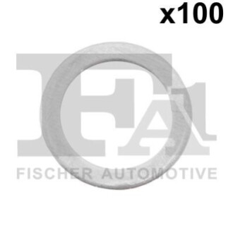 Прокладка пробки зливної масляного піддону Honda/Hyundai/Kia/Suzuki (14x20x2) Fischer Automotive One (FA1) 100672100 (фото 1)