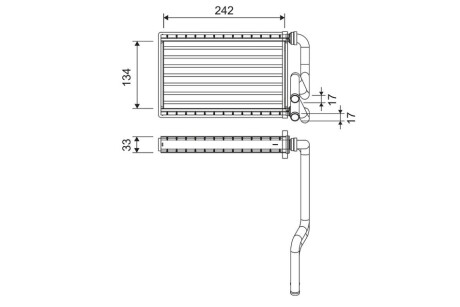 NAGRZEWNICA Valeo 811578