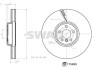 Диск гальмівний (передній) BMW 3 (G20)/ 5 (G30/G31)/7 (G11,12)/ X5 (G05)/ X6 (G06) (R) (вент.) SWAG 33105203 (фото 3)