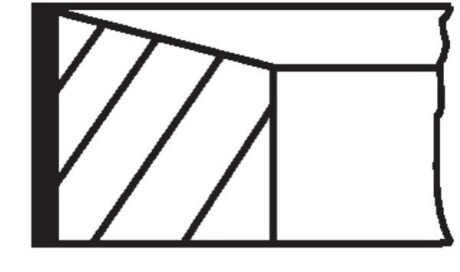 Комплект поршньових кілець (75мм (STD) MAHLE / KNECHT 039RS101020N0 (фото 1)