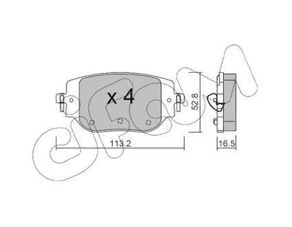Автозапчасть CIFAM 82213460