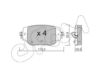 Автозапчасть CIFAM 82213460
