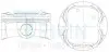 Поршни ремонт +0.25mm (к-кт на мотор) 2GR-FE 3,5L Toyota Camry, RAV-4, Venza, Lexus ES350 TEIKIN 46363025 (фото 1)