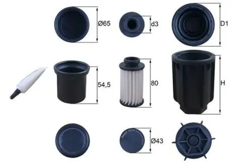 FILTR AD BLUE MERCEDES ACTROS MP4 MAHLE / KNECHT UX13KIT (фото 1)