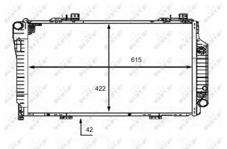 Автозапчасть NRF 58483
