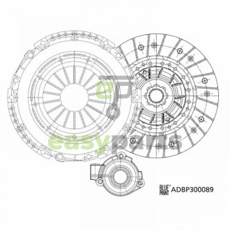 Автозапчасть BLUE PRINT ADBP300089 (фото 1)