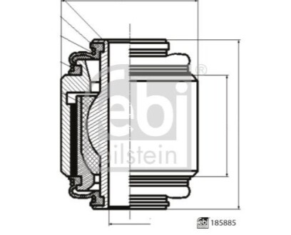 Автозапчасть FEBI BILSTEIN 185885