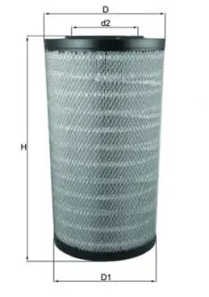 Air Filter MAHLE / KNECHT LX3753