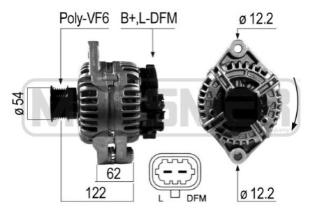 Alternator ERA 210689A