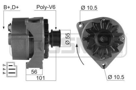 Alternator ERA 210032A