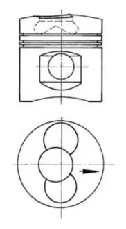 Поршень KOLBENSCHMIDT 90915700