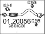 Труба вихлопного газу MTS 0120056 (фото 1)