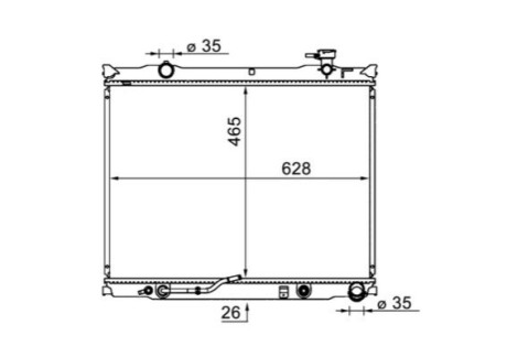 Автозапчасть MAHLE / KNECHT CR1581000S