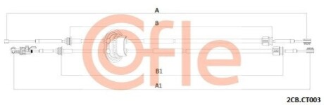 Автозапчасть COFLE 2CBCT003