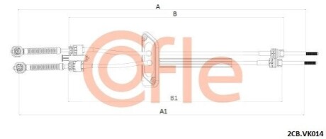 Автозапчасть COFLE 2CBVK014