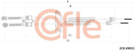 Автозапчасть COFLE 2CBVK013