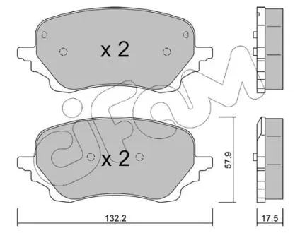 Автозапчасть CIFAM 82212470