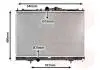 Радиатор охлождения MITSUBISHI PAJERO PININ 3/99>07 Van Wezel 32002169 (фото 1)