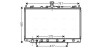 AVA MITSUBISHI Радіатор охолодження двиг. GRANDIS 2.4 04- (автомат) AVA COOLING MT2217 (фото 1)