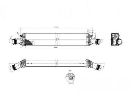 CHLODNICA POWIETRZA AUDI A4 3.0TDI 07- HART 612518