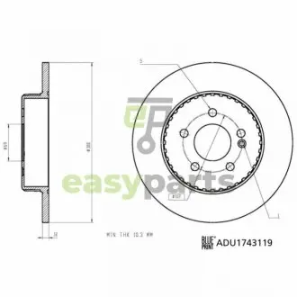 Автозапчасть BLUE PRINT ADU1743119