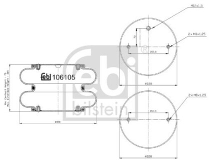 Автозапчасть FEBI BILSTEIN 106105