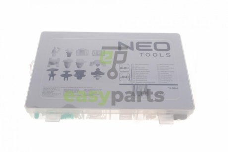 Набір кліпс пластикових (160шт) (Audi) NEO TOOLS 11-964