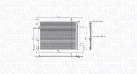 Skraplacz MERCEDES A-CLASS (V177) A200 MAGNETI MARELLI 350203105300