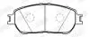 Фото 2 - колодки гальмівні (передні) Toyota Camry/Lexus ES 01-08 (Akebono) Jurid 574019J Колодки гальмівні (передні) Toyota Camry/Lexus ES 01-08 (Akebono) Jurid 574019J (фото 2)