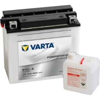 AKUMULATOR 18AH/200A 12V P+ / MOTOCYKLE VARTA 518015020