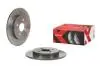 Фото 2 - tarcza hamulc. toyota yaris 05-14 tył BREMBO 08A5341X TARCZA HAMULC. TOYOTA YARIS 05-14 TYŁ BREMBO 08A5341X (фото 2)